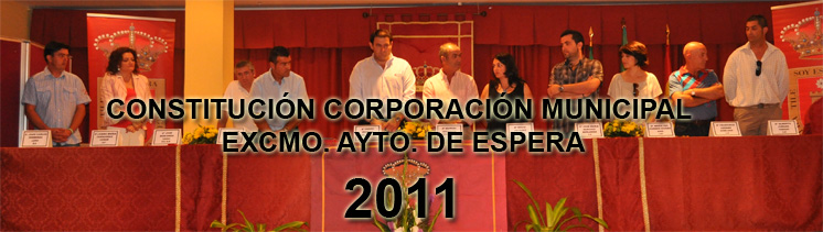 Constitución Corporación Municipal 2011
