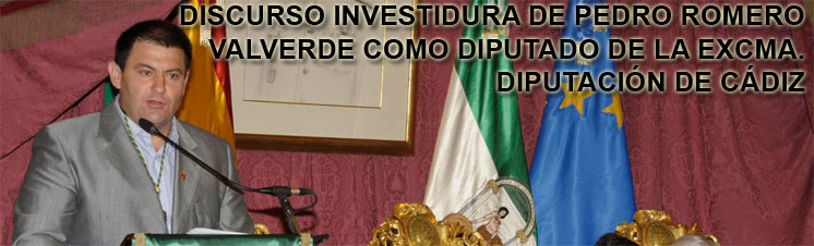 Discurso Investidura Pedro Romero Valverde como Diputado